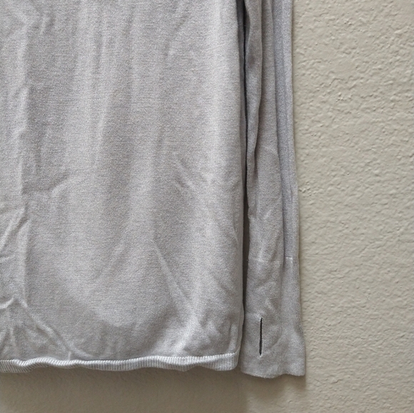 Lululemon Bring It Backbend Light Gray Blend Cashmere Sweater - Picture 12 of 14